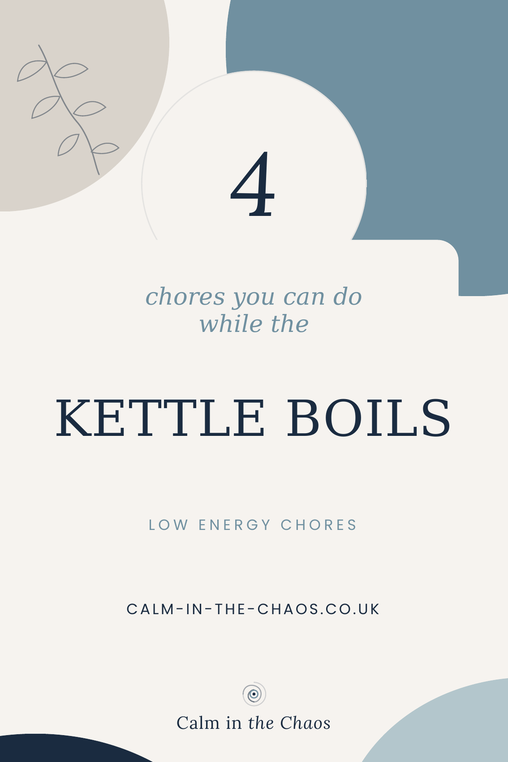 While the kettle boils — ninety-second tasks for the kitchen